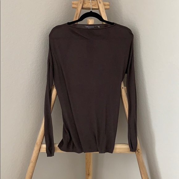 Vince Sweaters - Vince Boatneck Sweater Knit Long Sleeve Top